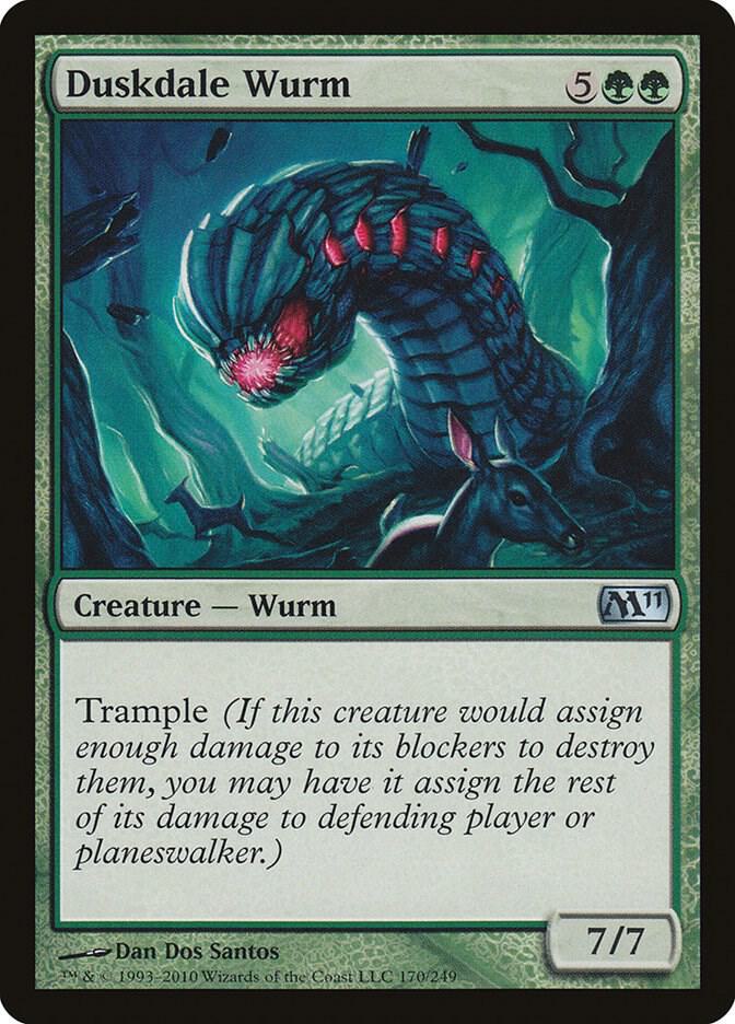 Duskdale Wurm 170 (Magic 2011 (M11))  - Foil | Good Games Adelaide SA