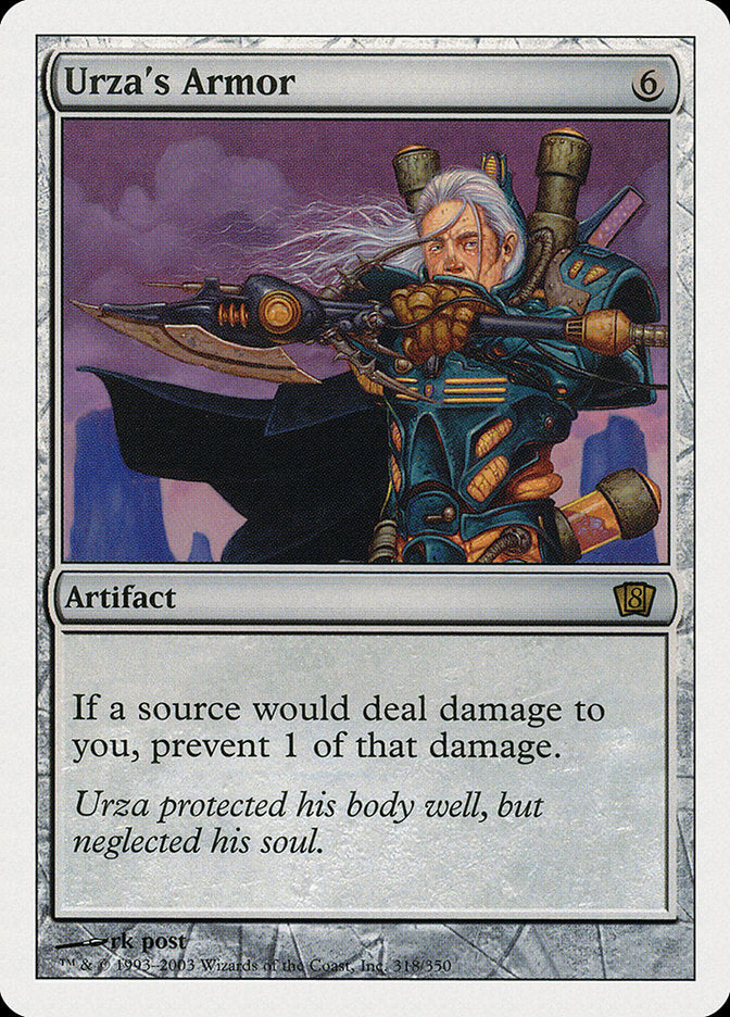 Urza's Armor 318 (8th Edition)  - Foil | Good Games Adelaide SA