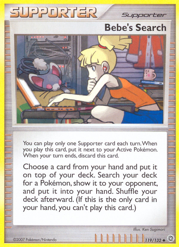 Bebe's Search (119/132) [Diamond & Pearl: Secret Wonders] | Good Games Adelaide SA