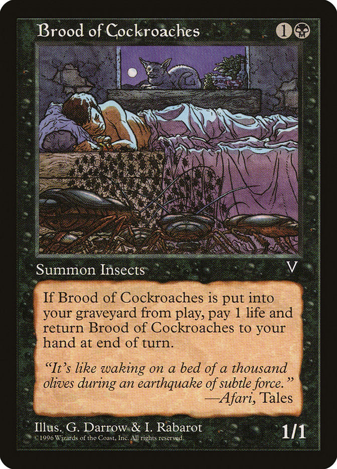 Brood of Cockroaches  (Visions)  | Good Games Adelaide SA