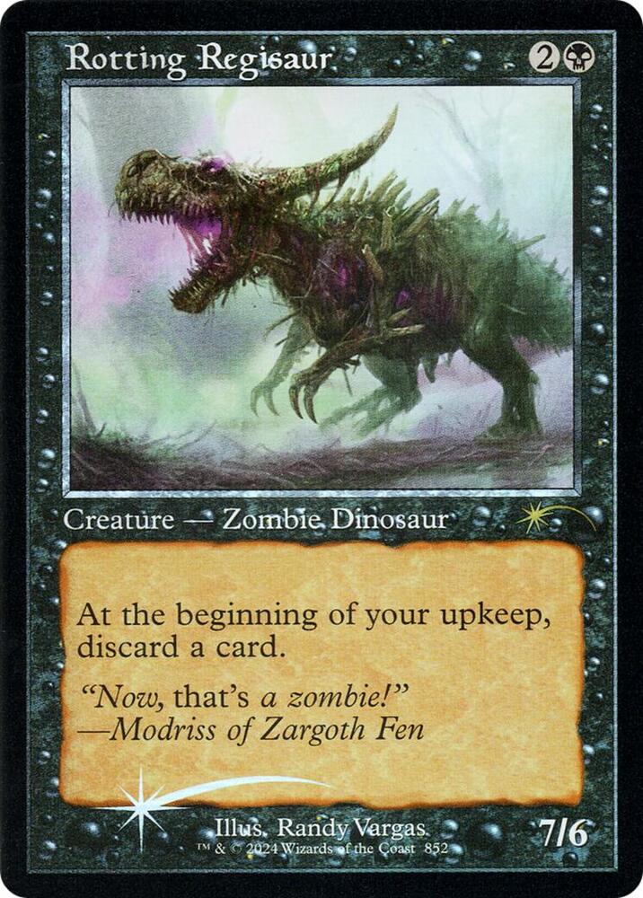 Rotting Regisaur Retro Frame 852 (Secret Lair Drop Series)  - Foil | Good Games Adelaide SA