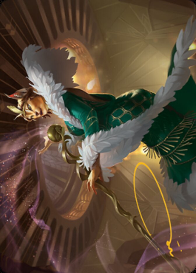 Kitt Kanto, Mayhem Diva Art Card (Gold-Stamped Signature) [Streets of New Capenna Art Series] | Good Games Adelaide SA