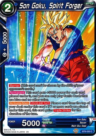 Son Goku, Spirit Forger [BT6-030] | Good Games Adelaide SA
