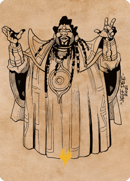 Alaundo the Seer Art Card (Gold-Stamped Signature) [Commander Legends: Battle for Baldur's Gate Art Series] | Good Games Adelaide SA