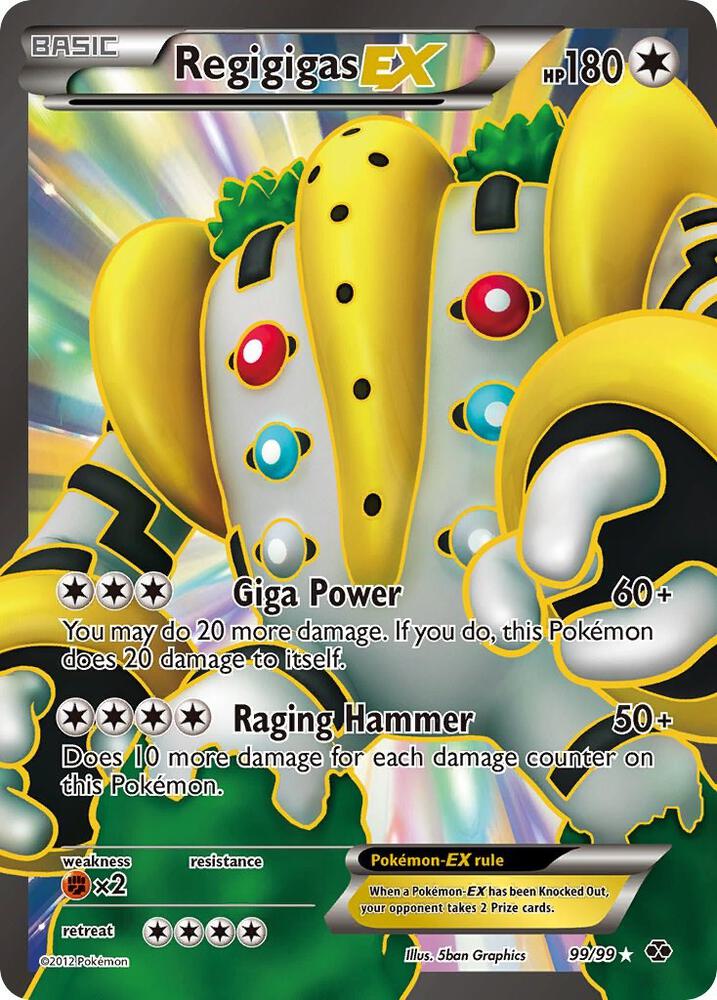 Regigigas EX Full Art 99/99 (Next Destinies)  - Holofoil | Good Games Adelaide SA