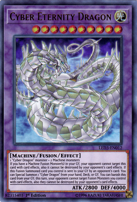 Cyber Eternity Dragon [LED3-EN012] Ultra Rare | Good Games Adelaide SA
