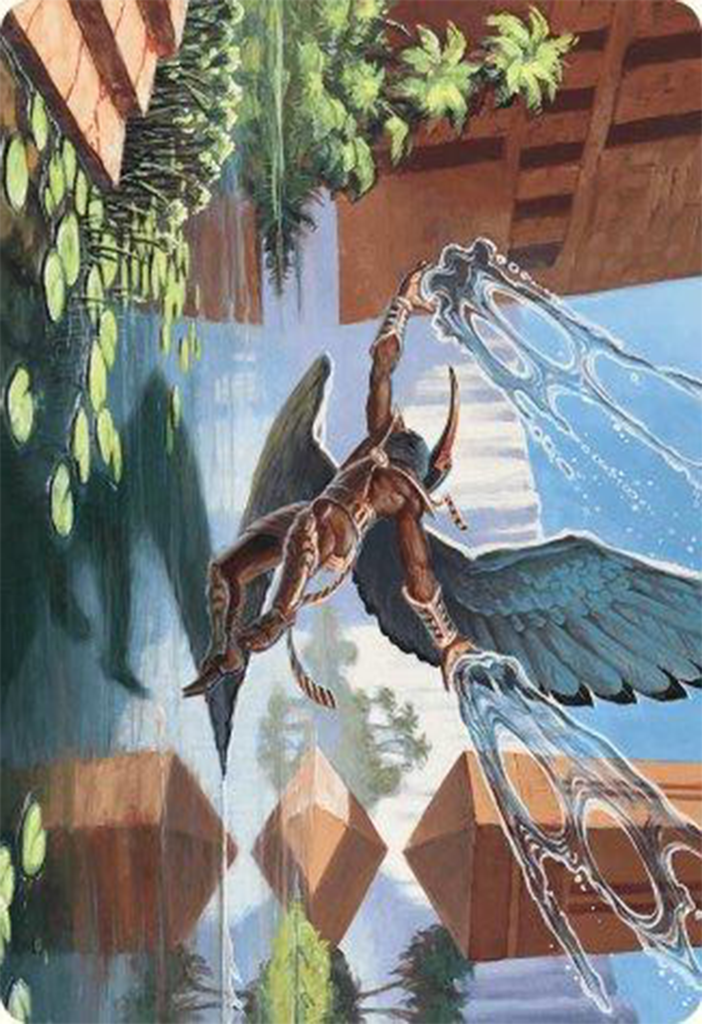 Nadu, Winged Wisdom Art Card [Modern Horizons 3 Art Series] | Good Games Adelaide SA