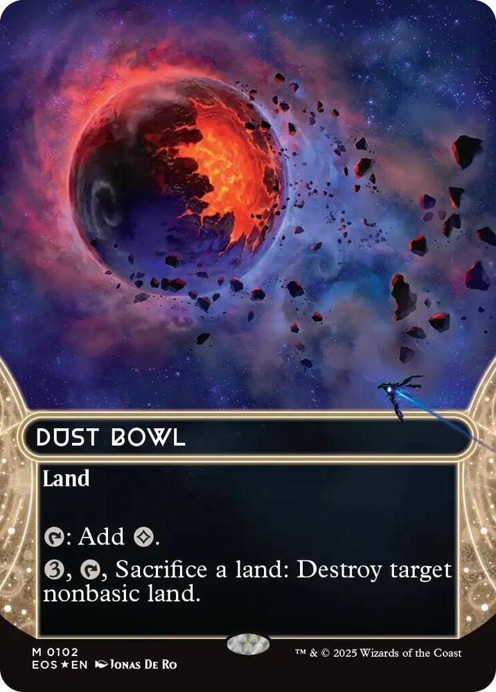 Dust Bowl  102/0 (Edge of Eternities: Stellar Sights)  - Borderless Galaxy Foil | Good Games Adelaide SA