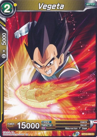 Vegeta [BT12-093] | Good Games Adelaide SA