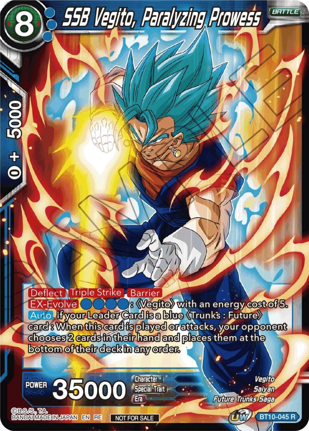 SSB Vegito, Paralyzing Prowess (Championship Selection Pack 2023 Vol.1) (BT10-045) [Tournament Promotion Cards] | Good Games Adelaide SA