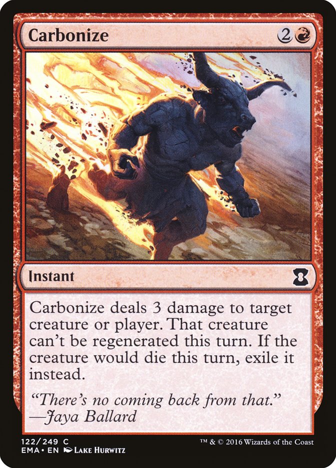 Carbonize 122 (Eternal Masters)  - Foil | Good Games Adelaide SA