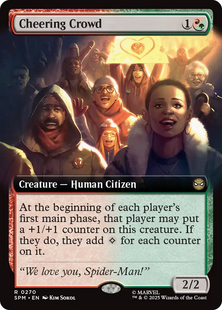 Cheering Crowd (Extended Art) [Marvel's Spider-Man] | Good Games Adelaide SA