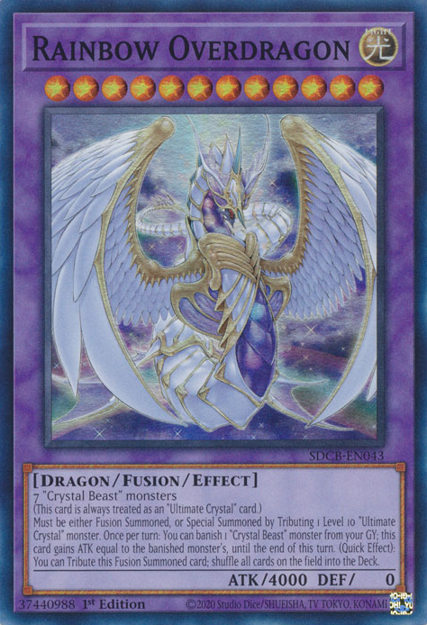 Rainbow Overdragon [SDCB-EN043] Super Rare | Good Games Adelaide SA
