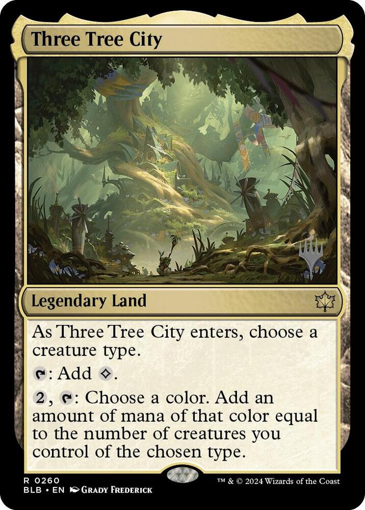 Three Tree City 260 (Promo Pack: Bloomburrow)  - Foil | Good Games Adelaide SA