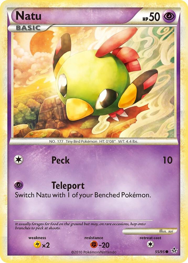 Natu 55/95 (Unleashed)  - Reverse Holofoil | Good Games Adelaide SA