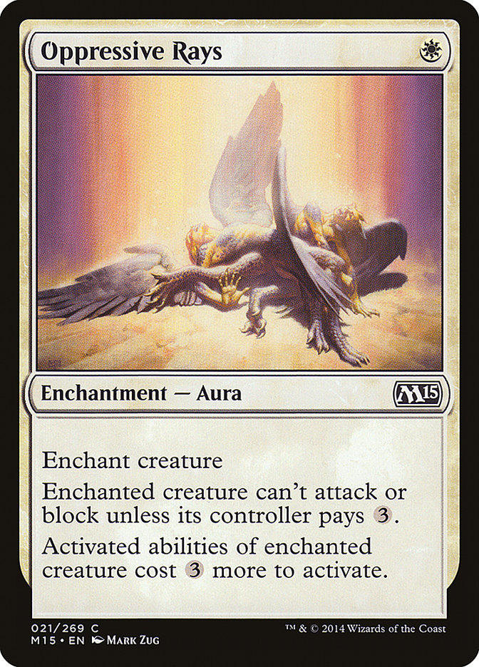 Oppressive Rays 21 (Magic 2015 (M15))  - Foil | Good Games Adelaide SA