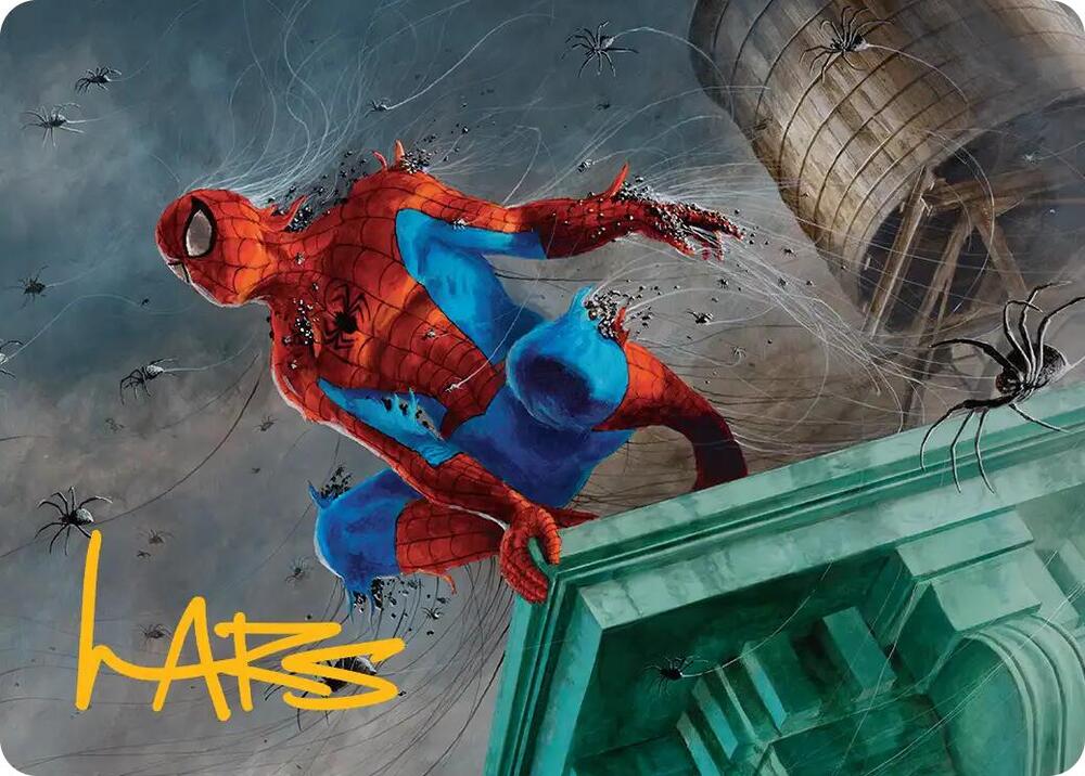 Spiders Man Heroic Horde Art Card Gold Stamped Signature 21 (Art Series: Marvel's Spider-Man)  | Good Games Adelaide SA