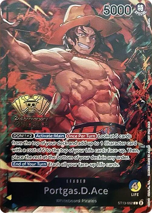 Portgas.D.Ace (2nd Anniversary Tournament) [One Piece Promotion Cards] | Good Games Adelaide SA