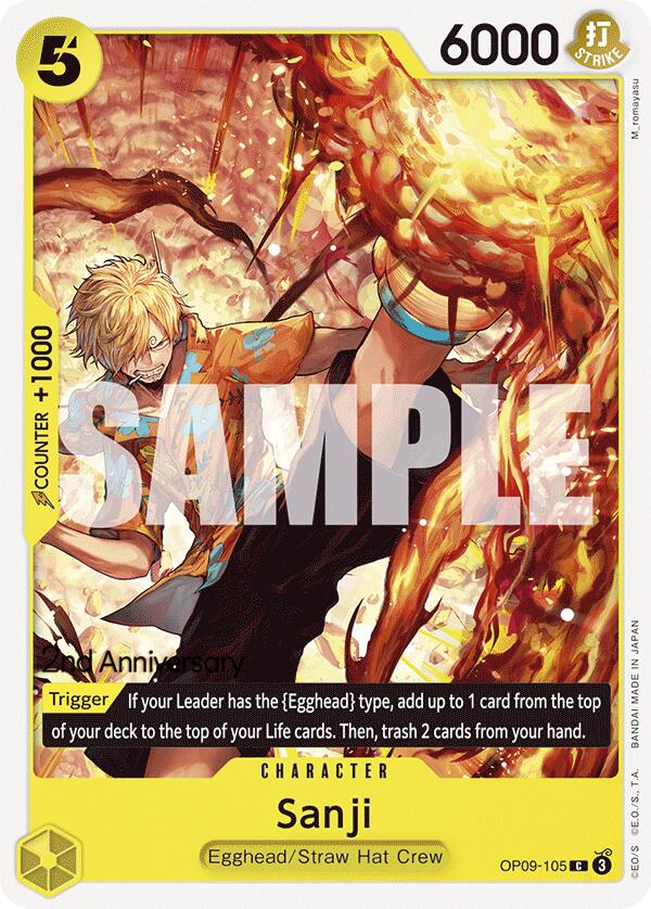 Sanji [Emperors in the New World: 2nd Anniversary Tournament Cards] | Good Games Adelaide SA