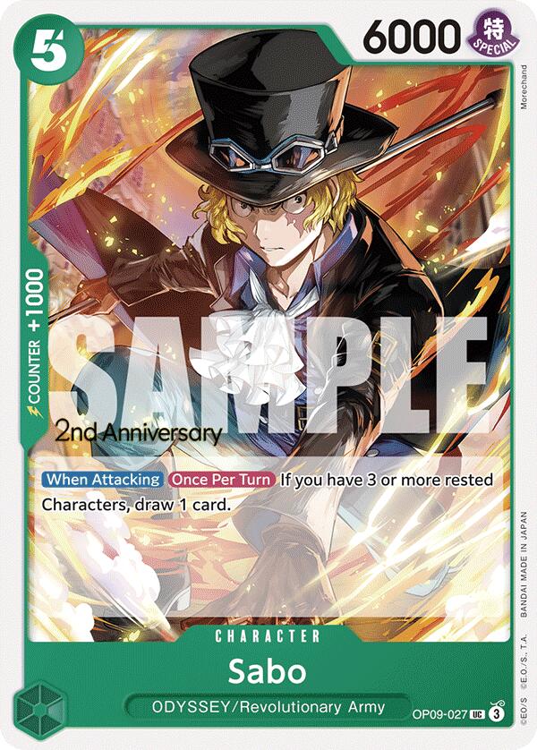 Sabo [Emperors in the New World: 2nd Anniversary Tournament Cards] | Good Games Adelaide SA