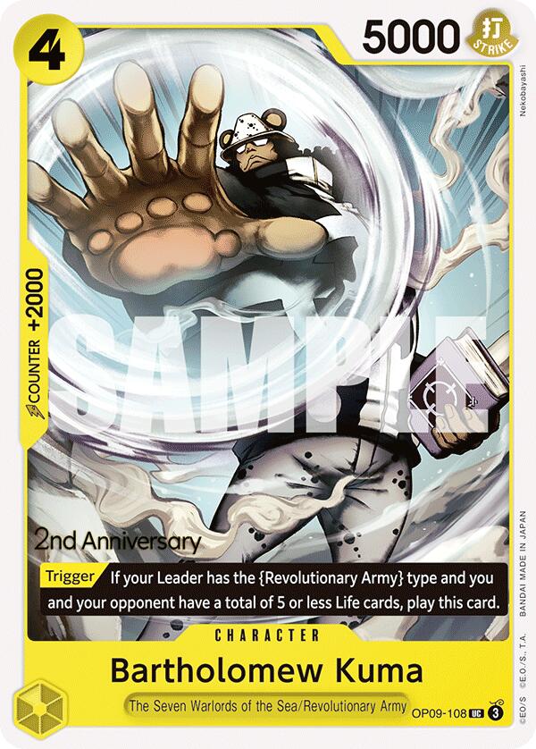 Bartholomew Kuma [Emperors in the New World: 2nd Anniversary Tournament Cards] | Good Games Adelaide SA
