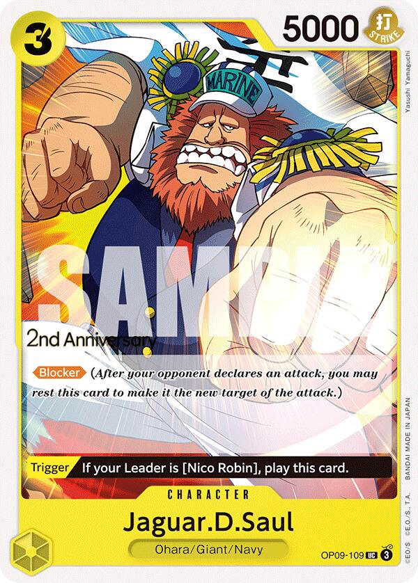 Jaguar.D.Saul [Emperors in the New World: 2nd Anniversary Tournament Cards] | Good Games Adelaide SA