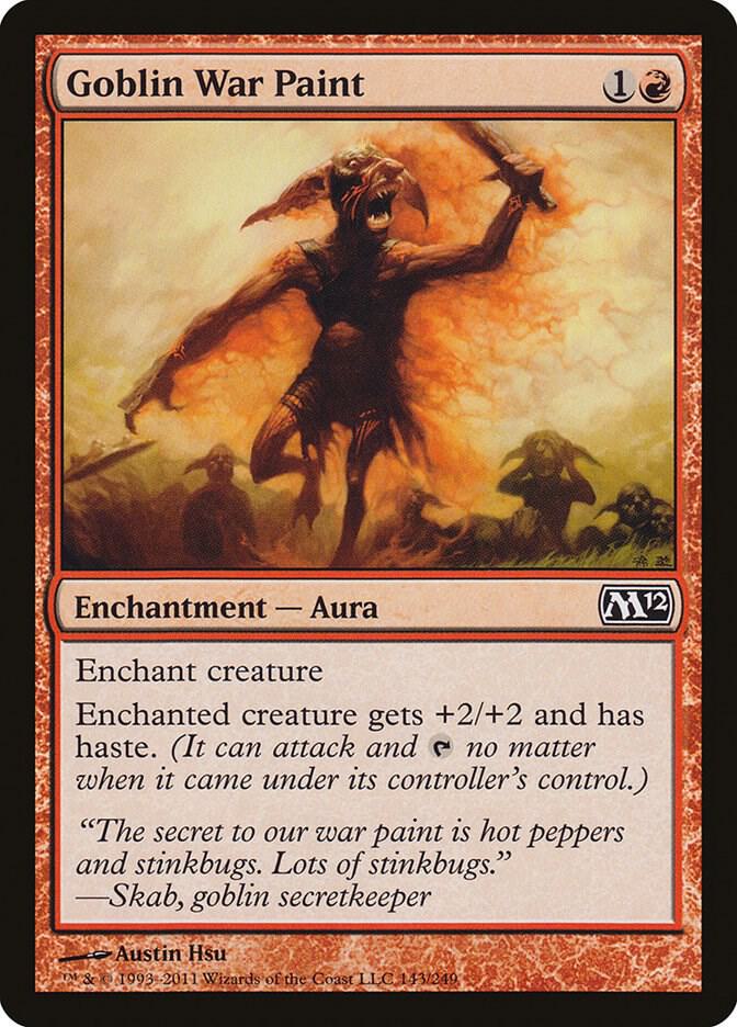 Goblin War Paint 143 (Magic 2012 (M12))  - Foil | Good Games Adelaide SA