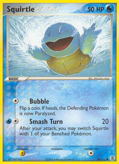 Squirtle (83/112) [EX: FireRed & LeafGreen] | Good Games Adelaide SA
