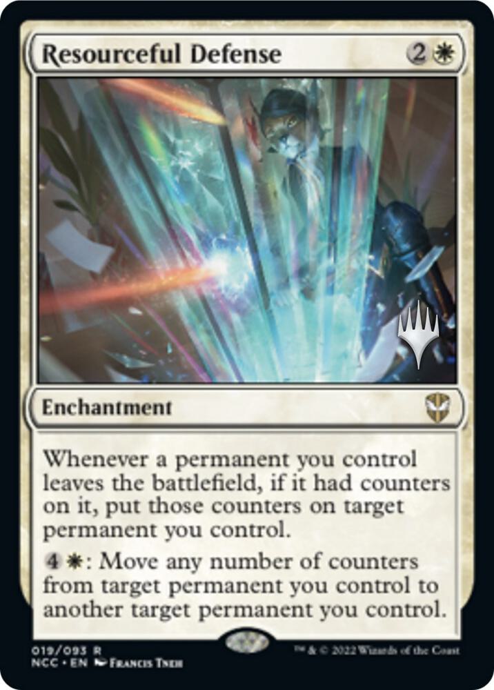 Resourceful Defense 19 (Promo Pack: Streets of New Capenna)  - Foil | Good Games Adelaide SA
