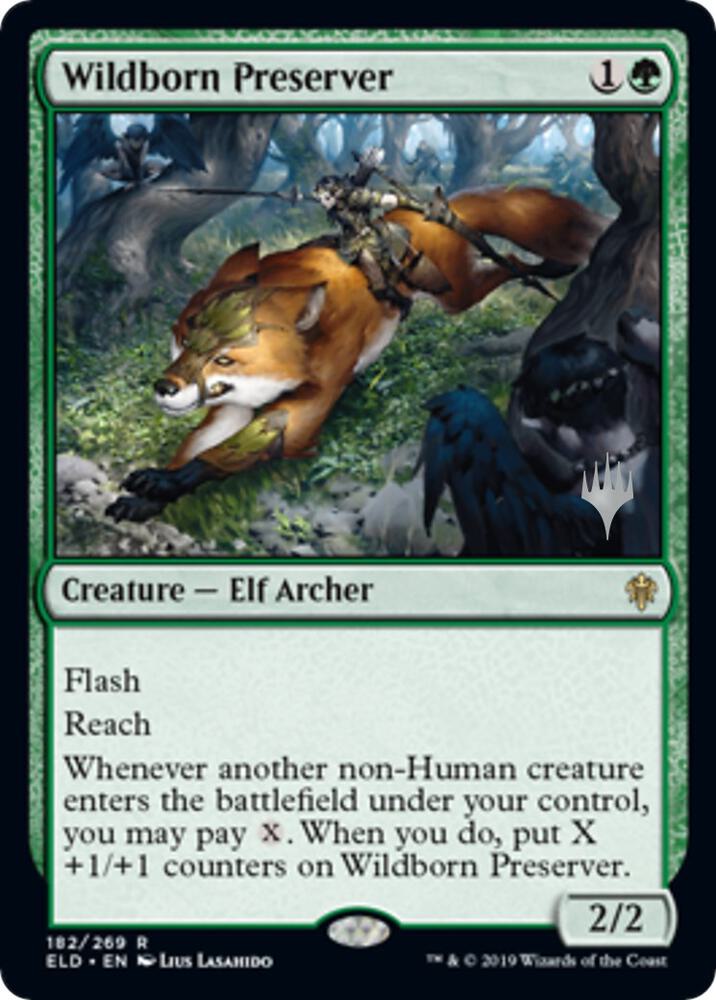 Wildborn Preserver 182 (Promo Pack: Throne of Eldraine)  | Good Games Adelaide SA