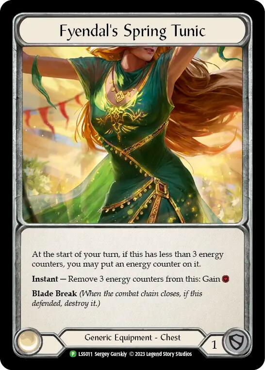 Fabric of Spring // Fyendal's Spring Tunic [LSS011] (Promo)  Cold Foil | Good Games Adelaide SA