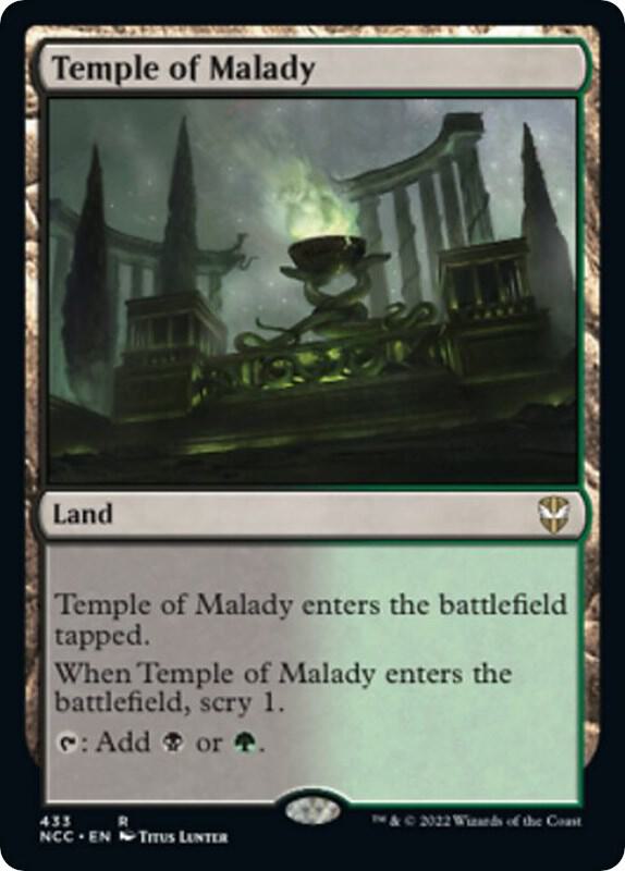Temple of Malady 433 (Commander: Streets of New Capenna)  | Good Games Adelaide SA