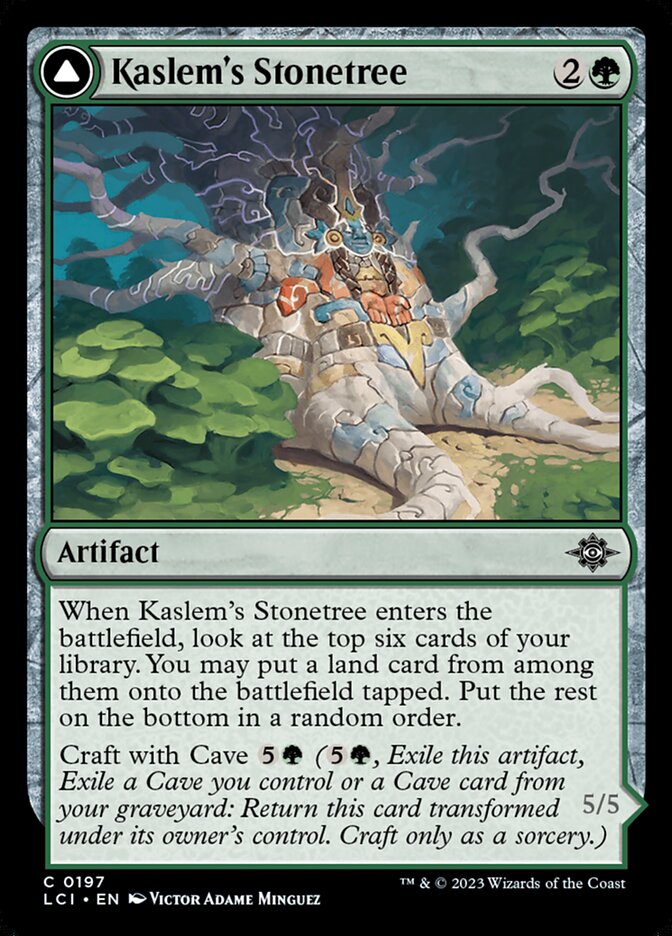 Kaslem's Stonetree // Kaslem's Strider 197 (The Lost Caverns of Ixalan)  - Foil | Good Games Adelaide SA