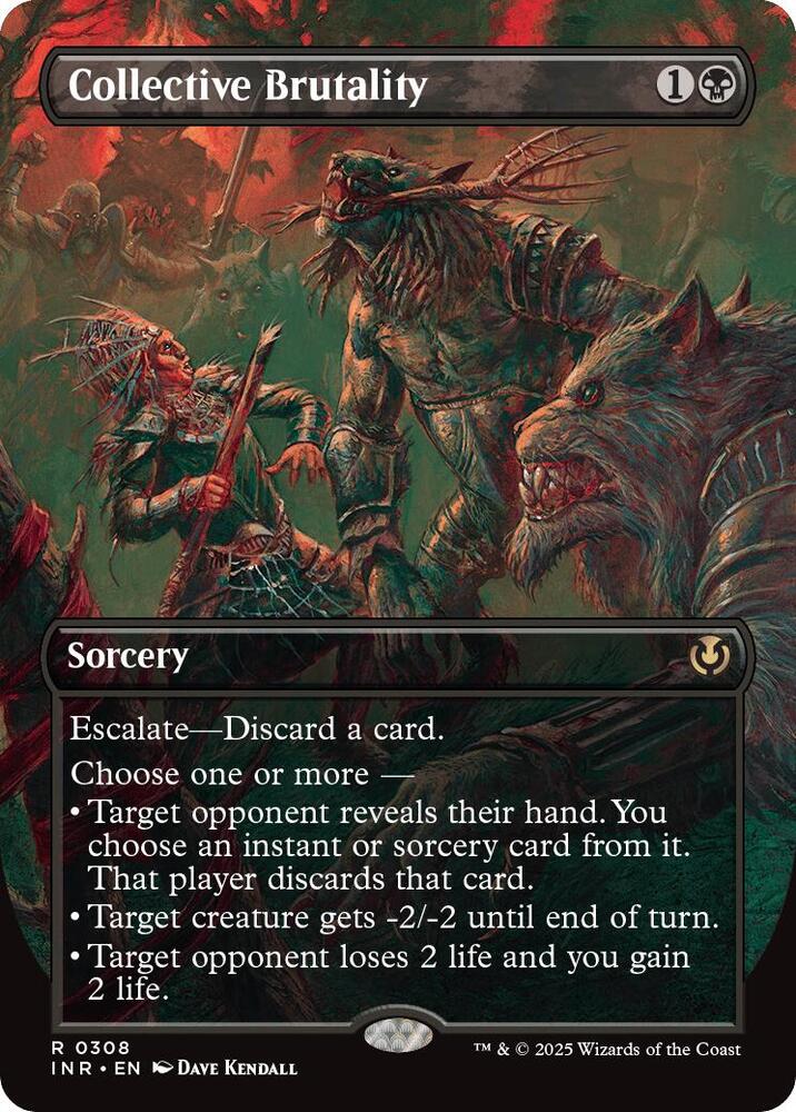 Collective Brutality 308 (Innistrad Remastered)  - Foil | Good Games Adelaide SA