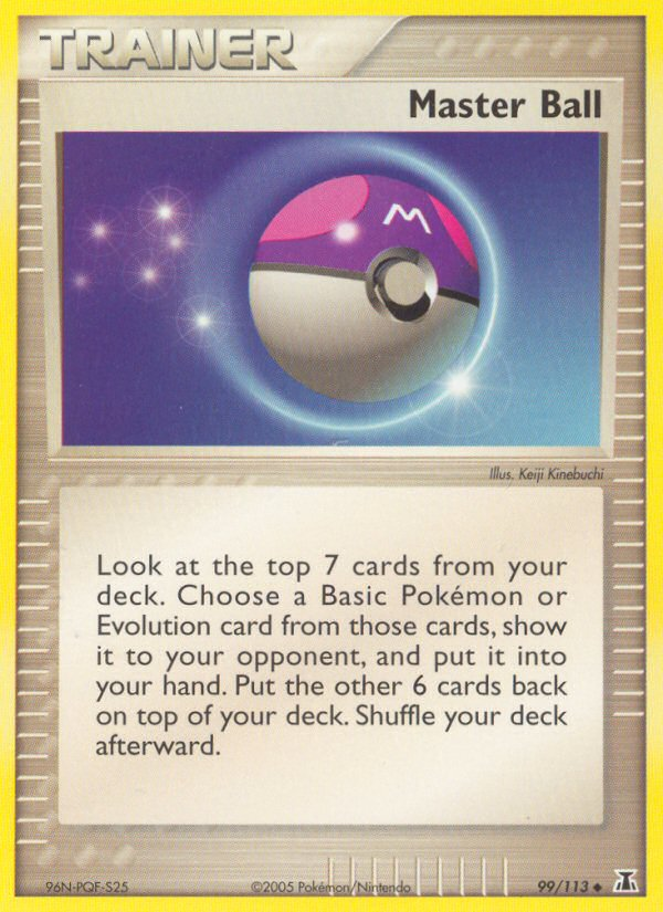Master Ball (99/113) [EX: Delta Species] | Good Games Adelaide SA