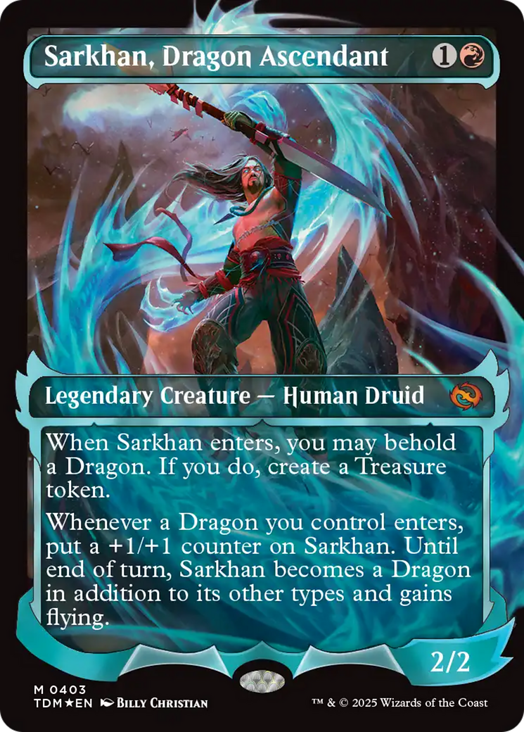 Sarkhan, Dragon Ascendant (0403) (Showcase) [Tarkir: Dragonstorm] | Good Games Adelaide SA