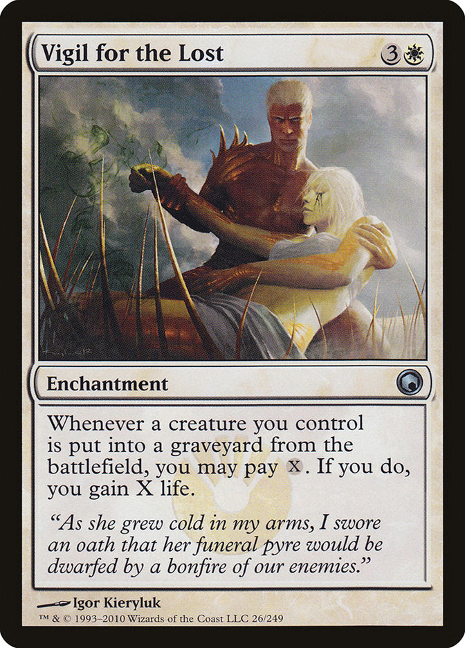 Vigil for the Lost 26 (Scars of Mirrodin)  - Foil | Good Games Adelaide SA