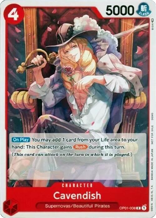 Cavendish [One Piece Demo Deck Cards] | Good Games Adelaide SA