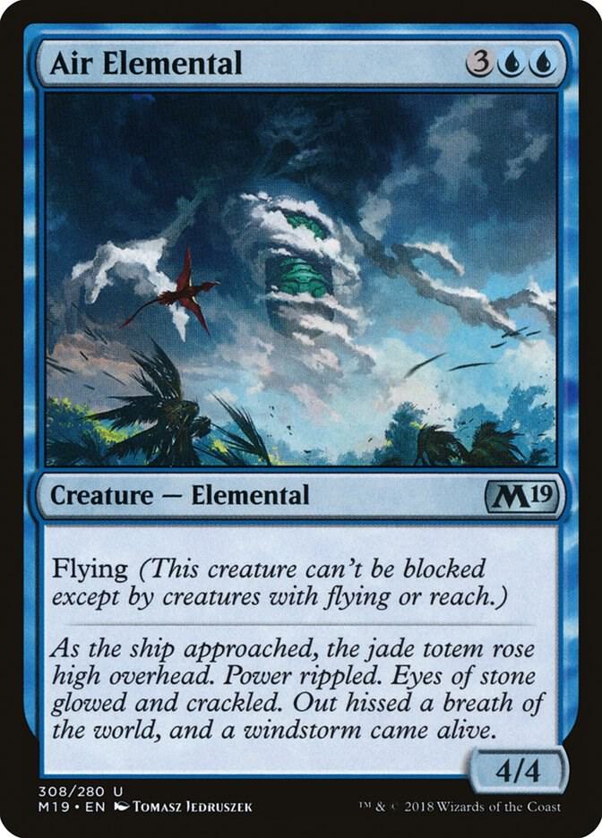 Air Elemental 308 (Core Set 2019)  | Good Games Adelaide SA