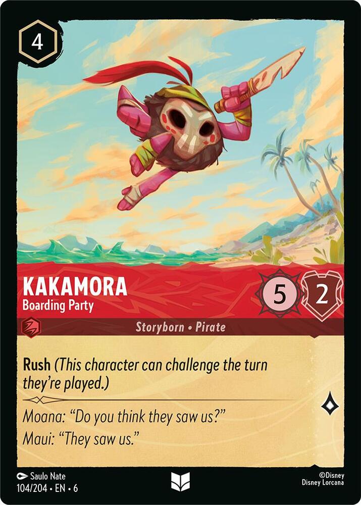 Kakamora Boarding Party 104/204 (Azurite Sea)  - Cold Foil | Good Games Adelaide SA