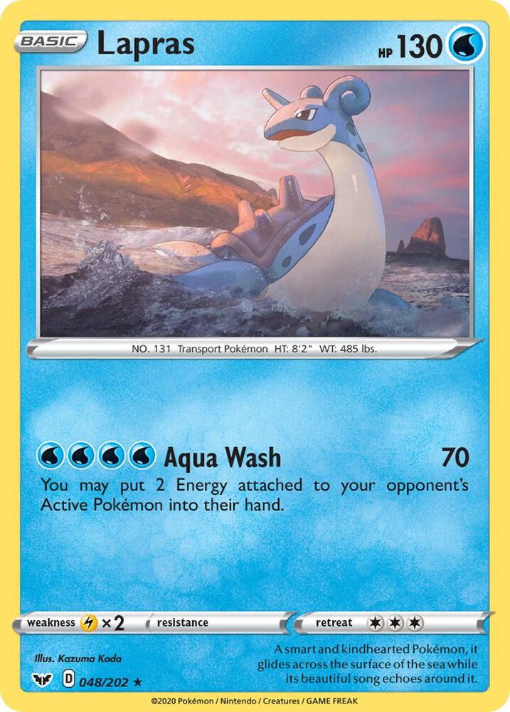 Lapras 048/202 (SWSH01: Sword & Shield Base Set)  | Good Games Adelaide SA