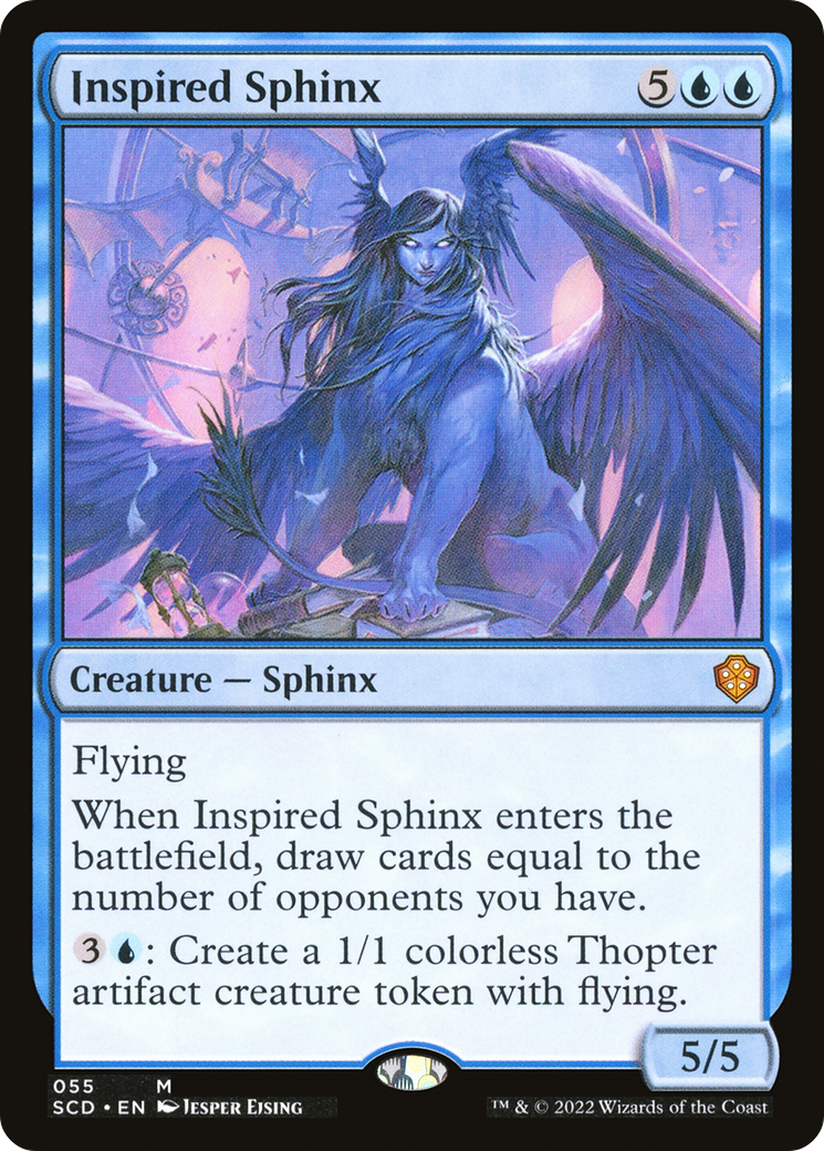 Inspired Sphinx [Starter Commander Decks] | Good Games Adelaide SA