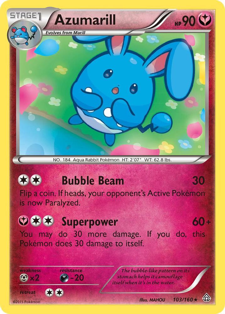 Azumarill 103/160 (XY - Primal Clash)  | Good Games Adelaide SA