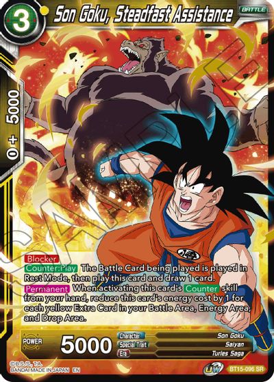 Son Goku, Steadfast Assistance [BT15-096] | Good Games Adelaide SA
