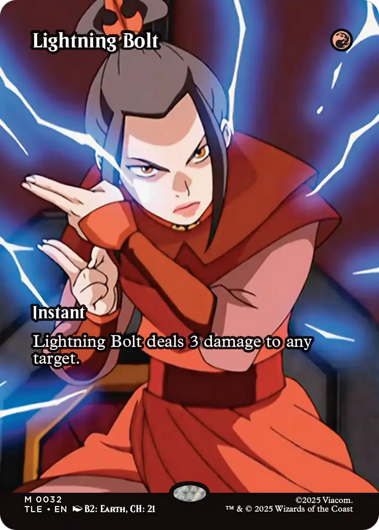 Lightning Bolt (Borderless) [Avatar: The Last Airbender: Eternal-Legal] | Good Games Adelaide SA