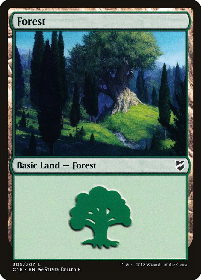Forest (305) [Commander 2018] | Good Games Adelaide SA