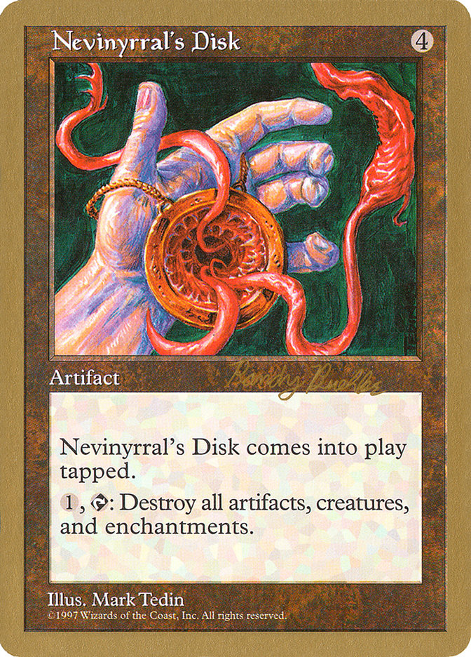 Nevinyrral's Disk (Randy Buehler) [World Championship Decks 1998] | Good Games Adelaide SA