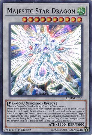 Majestic Star Dragon [LC5D-EN036] Super Rare | Good Games Adelaide SA