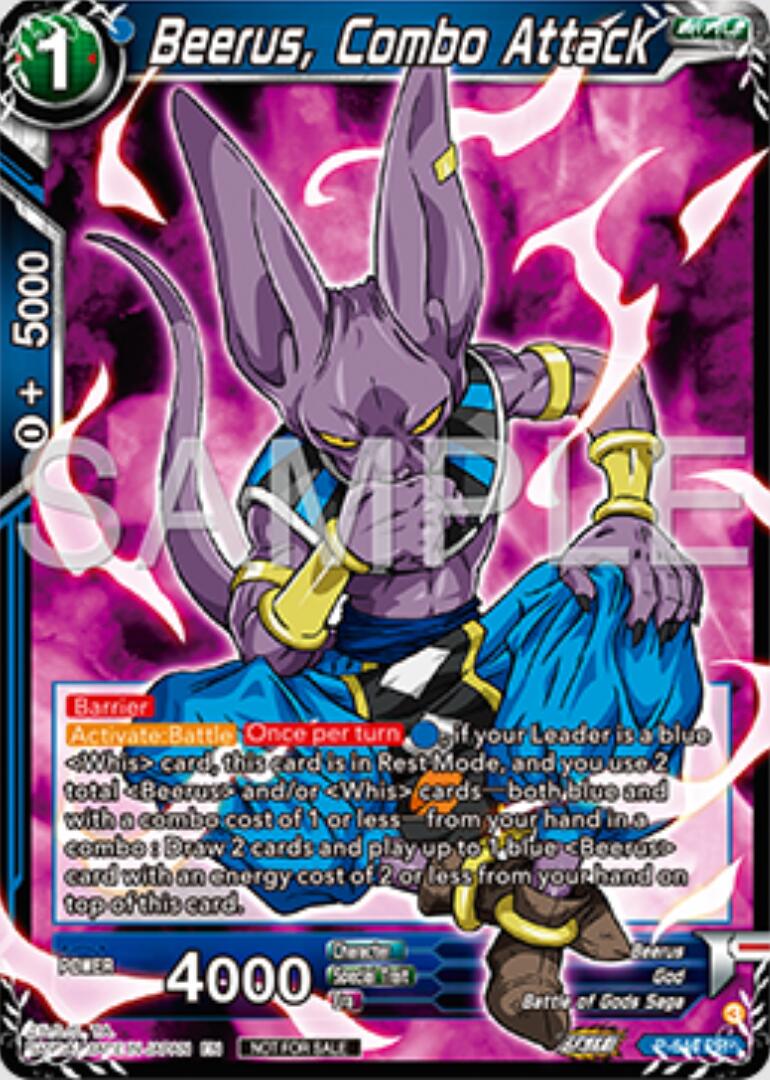 Beerus, Combo Attack (P-644) [Tournament Promotion Cards] | Good Games Adelaide SA