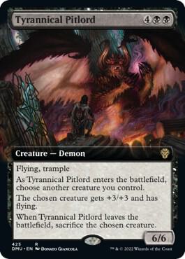 Tyrannical Pitlord Extended Art 425 (Dominaria United)  | Good Games Adelaide SA
